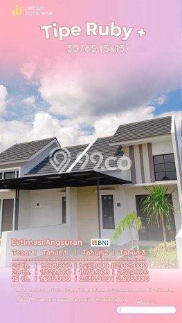 Rumah Minimalis Terbaik Siap Huni Area Gresik LT 30m2 Rumah Minimalis Terbaik Siap Huni Area Gresik LT 30m2