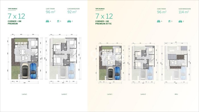Rumah Modern 2 KT di Gading Serpong Tangerang Unfurnished Rumah Modern 2 KT di Gading Serpong Tangerang Unfurnished