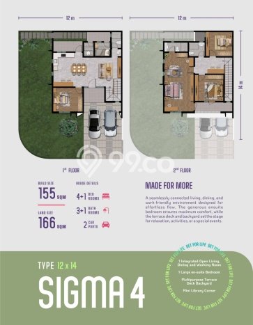 For Sale! Premium House LT 166m2 Desain Modern di Kunciran For Sale! Premium House LT 166m2 Desain Modern di Kunciran