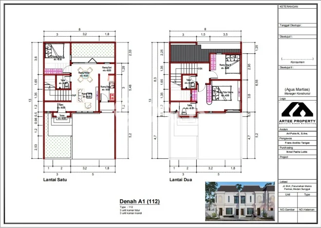 Dijual Cepat Rumah Bagus Siap Huni LB 81m2 di Medan Johor, Medan Dijual Cepat Rumah Bagus Siap Huni LB 81m2 di Medan Johor, Medan