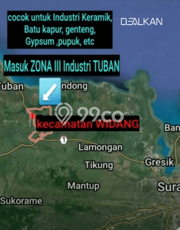 Tanah Kavling di Widang Dijual dengan Luas 40000m2 Tanah Kavling di Widang Dijual dengan Luas 40000m2