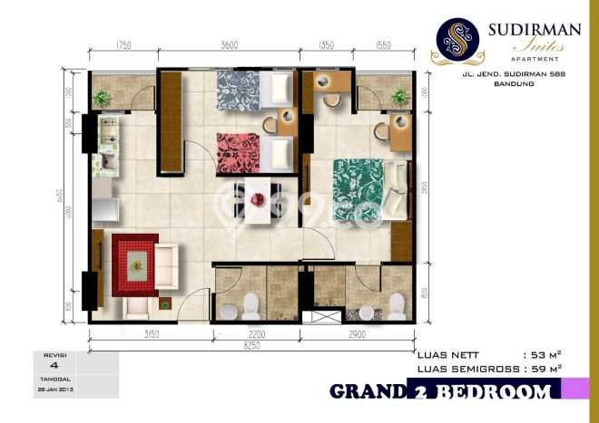 Hunian Apartemen 2 KT 1 KM di Andir, Bandung Dijual Cepat Hunian Apartemen 2 KT 1 KM di Andir, Bandung Dijual Cepat