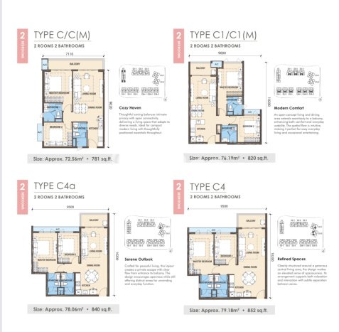 FOR SALE Hunian Apartemen Luxury di 12 Woodlands Square, Tower 1 dengan 2 Kamar Tidur & Luas 77m2 FOR SALE Hunian Apartemen Luxury di 12 Woodlands Square, Tower 1 dengan 2 Kamar Tidur & Luas 77m2