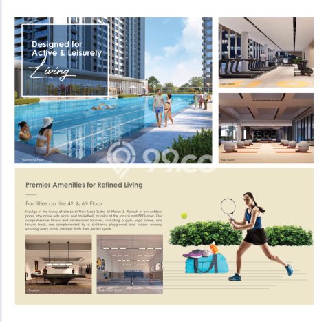 FOR SALE Hunian Apartemen Luxury di 12 Woodlands Square, Tower 1 dengan 2 Kamar Tidur & Luas 77m2 FOR SALE Hunian Apartemen Luxury di 12 Woodlands Square, Tower 1 dengan 2 Kamar Tidur & Luas 77m2