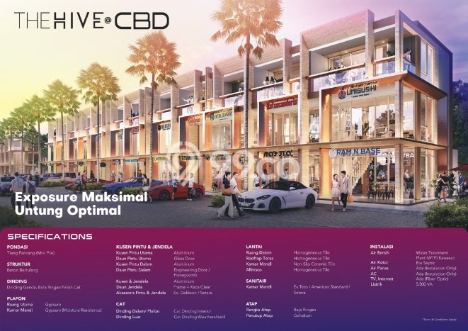 Ruko Dijual di Lippo Cikarang LT 75m2, LB 155m2 untuk Investasi Ruko Dijual di Lippo Cikarang LT 75m2, LB 155m2 untuk Investasi
