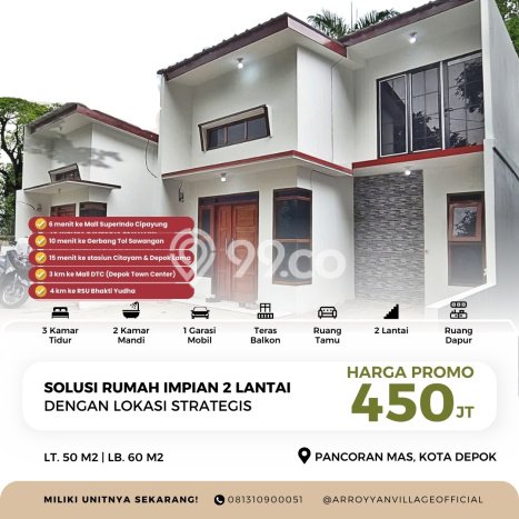 Hunian Terjangkau LT 50m2 di Rangkapanjaya Akses Mudah Hunian Terjangkau LT 50m2 di Rangkapanjaya Akses Mudah