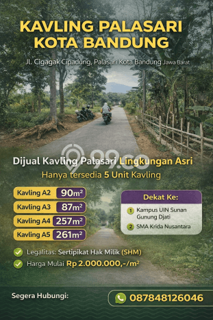 Kavling Tanah Dijual di Cibiru Bandung Spesifikasi 90m2 Kavling Tanah Dijual di Cibiru Bandung Spesifikasi 90m2