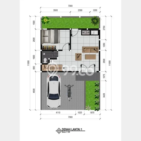 Rumah Modern 2 KT di Cilacap Cilacap Unfurnished Rumah Modern 2 KT di Cilacap Cilacap Unfurnished