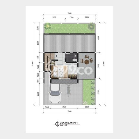 Rumah Strategis Modern Lb 60m2 di Maos, Cilacap Rumah Strategis Modern Lb 60m2 di Maos, Cilacap