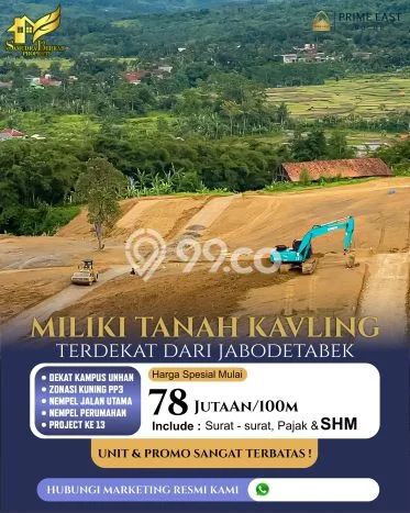 Jarang Ada! Tanah di Bogor Timur Punya Luas 1000m2 SHM Jarang Ada! Tanah di Bogor Timur Punya Luas 1000m2 SHM