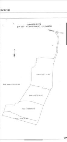 Dijual Tanah Lokasi Uluwatu, Badung Seluas 54710m2 Dijual Tanah Lokasi Uluwatu, Badung Seluas 54710m2