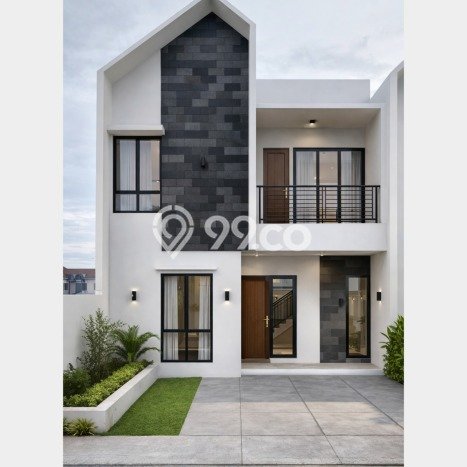 Rumah Modern 3 Kamar LT 104m2 di Terusan Buah Batu Rumah Modern 3 Kamar LT 104m2 di Terusan Buah Batu