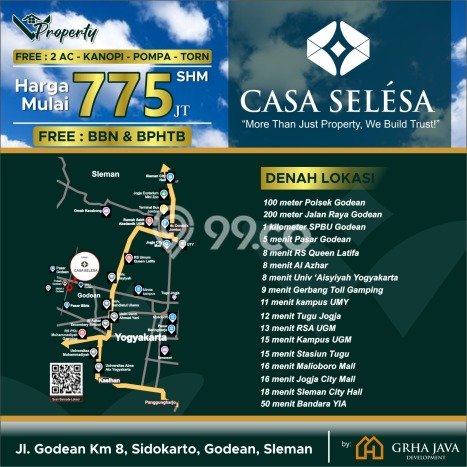 Jual Rumah Strategis Bagus Punya 2 KT di Godean Sleman SHM Jual Rumah Strategis Bagus Punya 2 KT di Godean Sleman SHM