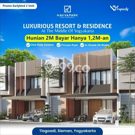 Rumah Strategis Modern Lb 95m2 di Mlati, Sleman Rumah Strategis Modern Lb 95m2 di Mlati, Sleman