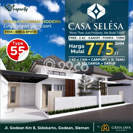 Jual Rumah Strategis Bagus Punya 2 KT di Godean Sleman SHM Jual Rumah Strategis Bagus Punya 2 KT di Godean Sleman SHM