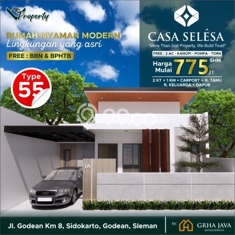 Jual Rumah Strategis Bagus Punya 2 KT di Godean Sleman SHM Jual Rumah Strategis Bagus Punya 2 KT di Godean Sleman SHM