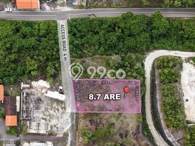 Tanah Dijual di Badung Seluas 869m2 Strategis Tanah Dijual di Badung Seluas 869m2 Strategis