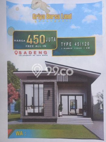 Rumah Terjangkau Dijual di Gunung Pati, Semarang Harga Rp 350 Juta Rumah Terjangkau Dijual di Gunung Pati, Semarang Harga Rp 350 Juta