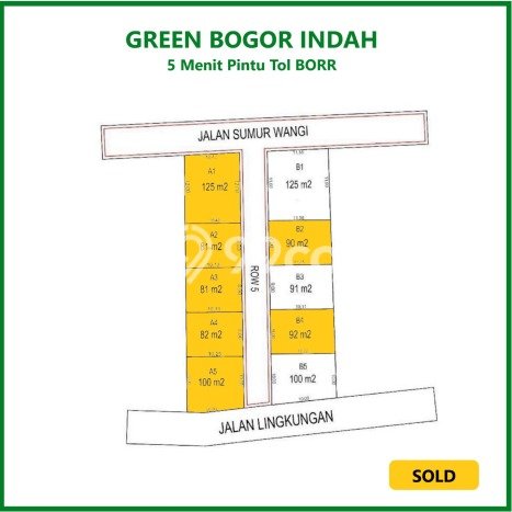 Tanah Siap Bangun Dijual di Bogor Punya Luas 125m2 Tanah Siap Bangun Dijual di Bogor Punya Luas 125m2