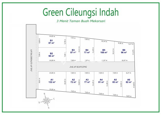 Tanah Dijual Lokasi Cileungsi, Bogor Luas 82m2 Legalitas Aman Tanah Dijual Lokasi Cileungsi, Bogor Luas 82m2 Legalitas Aman