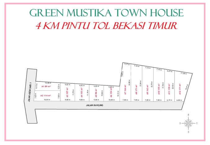 Dijual Tanah di Bekasi, Luas 104m2 SHM Dijual Tanah di Bekasi, Luas 104m2 SHM