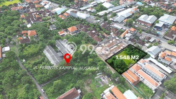 Tanah Dijual Area Strategis di Nusa Dua Badung 1548m2 Tanah Dijual Area Strategis di Nusa Dua Badung 1548m2