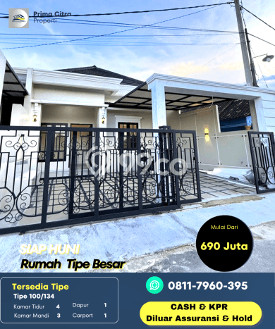 Dijual Rumah 4 Kamar Lokasi Strategis Nyaman dan Strategis di Tanjung Senang Dijual Rumah 4 Kamar Lokasi Strategis Nyaman dan Strategis di Tanjung Senang