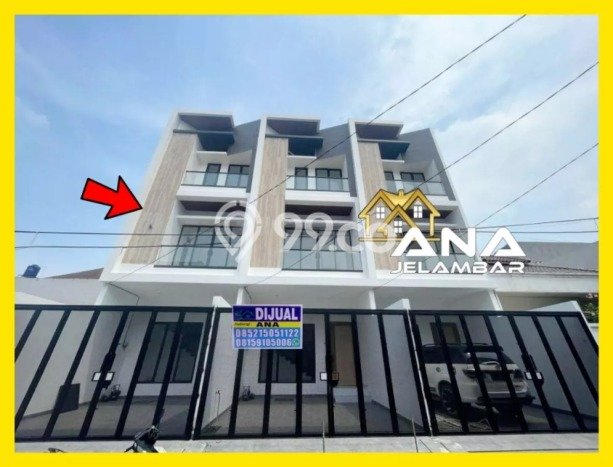 Rumah Mewah LB 178m2 Siap Huni Desain Elegan di Jelambar, Jakarta Barat Rumah Mewah LB 178m2 Siap Huni Desain Elegan di Jelambar, Jakarta Barat
