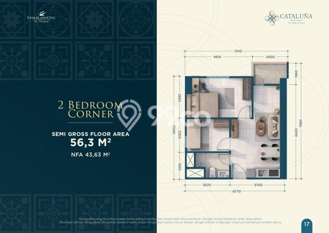 Hunian Apartemen Bagus di Makassar 3 Kamar Tidur Hunian Apartemen Bagus di Makassar 3 Kamar Tidur