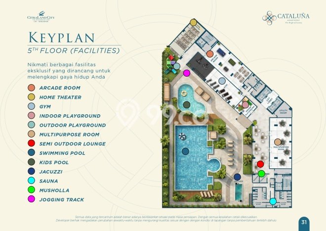 Hunian Apartemen Bagus di Makassar 3 Kamar Tidur Hunian Apartemen Bagus di Makassar 3 Kamar Tidur