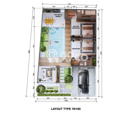 Vila Strategis di Kuta Selatan, Area 165m2m², Dekat ke berbagai fasilitas Vila Strategis di Kuta Selatan, Area 165m2m², Dekat ke berbagai fasilitas