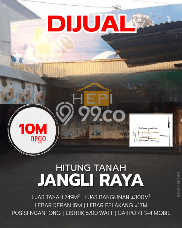 Unit Komersial Dijual di Semarang LT 749m2 & LB 300m2 Unit Komersial Dijual di Semarang LT 749m2 & LB 300m2