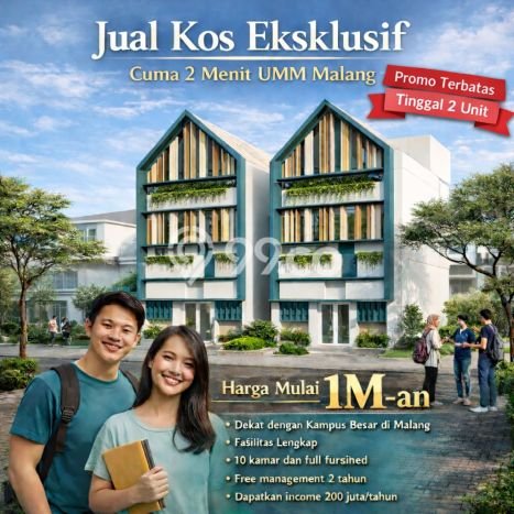 Rumah Modern 10 KT LT 72m2 di Malang Kota Rumah Modern 10 KT LT 72m2 di Malang Kota