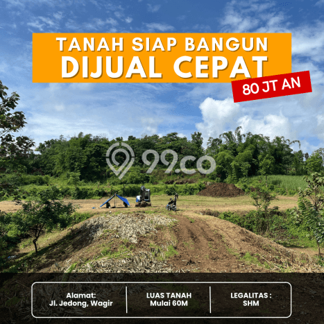 Tanah Kavling Dijual di Malang Kota, Malang dengan Luas Tanah 60m2 Tanah Kavling Dijual di Malang Kota, Malang dengan Luas Tanah 60m2