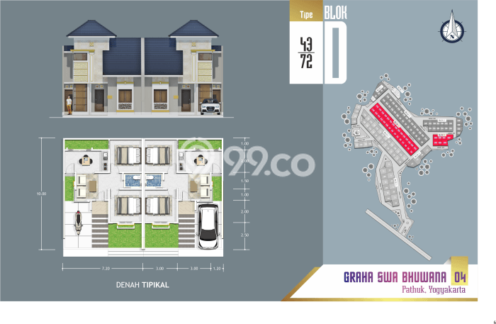 Jual Rumah Harga Miring Patuk Punya 2 Kamar & LT 72m2 Jual Rumah Harga Miring Patuk Punya 2 Kamar & LT 72m2