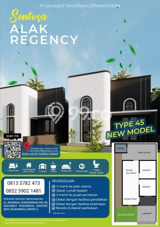 Rumah Minimalis Terbaik Siap Huni di Alak LT 91m2 Rumah Minimalis Terbaik Siap Huni di Alak LT 91m2