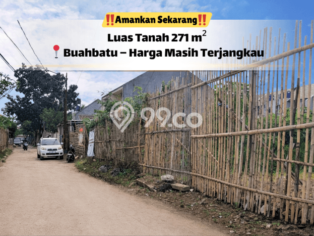 Kavling Tanah untuk Dijual di Bandung Kota, Bandung, Luas 271m2 Kavling Tanah untuk Dijual di Bandung Kota, Bandung, Luas 271m2