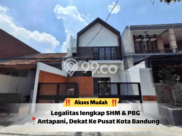 Rumah Strategis Minimalis Lb 160m2 di Antapani, Bandung Rumah Strategis Minimalis Lb 160m2 di Antapani, Bandung