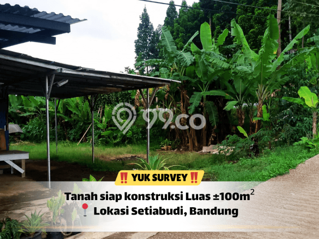 Kavling Tanah untuk Dijual di Setiabudi, Bandung, Luas 100m2 Kavling Tanah untuk Dijual di Setiabudi, Bandung, Luas 100m2