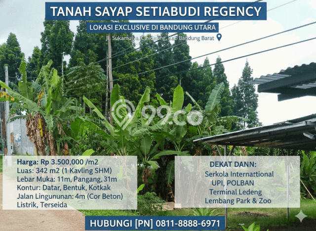 Tanah Kavling Dijual di Parongpong, Bandung dengan Luas Tanah 342m2 Tanah Kavling Dijual di Parongpong, Bandung dengan Luas Tanah 342m2