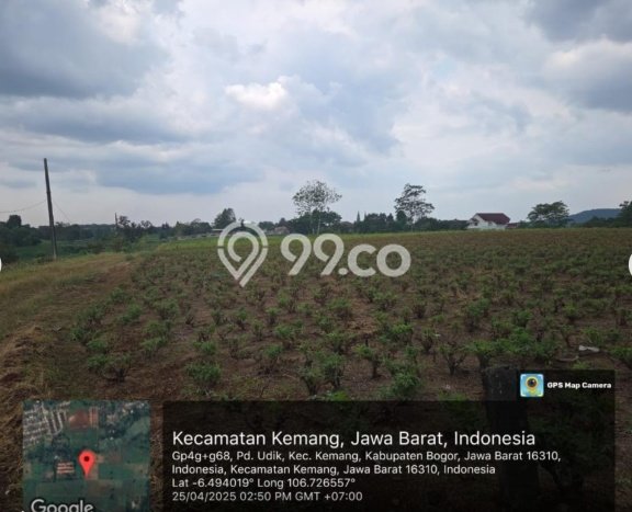 Lahan Dijual Lokasi Kemang, Bogor dengan Luas Tanah 3082m2 dan Status - Lahan Dijual Lokasi Kemang, Bogor dengan Luas Tanah 3082m2 dan Status -