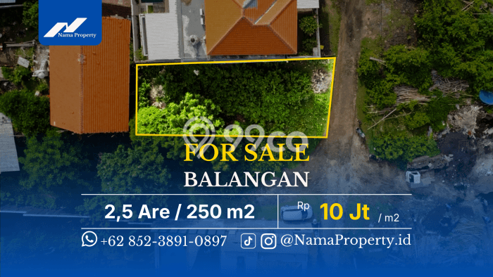 Lahan Dijual Lokasi Strategis di Badung dengan Luas 250m2 Lahan Dijual Lokasi Strategis di Badung dengan Luas 250m2