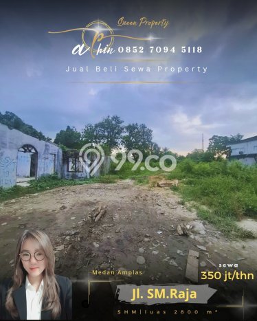 Lahan Strategis di Medan Amplas Medan Disewakan dengan Luas 2800m2 Lahan Strategis di Medan Amplas Medan Disewakan dengan Luas 2800m2