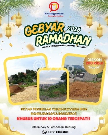 Tanah Dijual Lokasi Cileunyi, Bandung Luas 119m2 Legalitas Aman Tanah Dijual Lokasi Cileunyi, Bandung Luas 119m2 Legalitas Aman