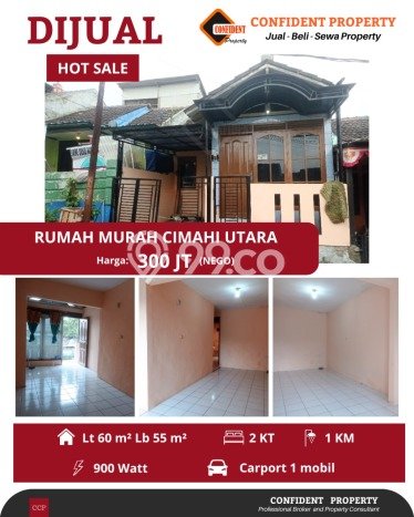Rumah Nyaman 2 KT LB 55m2 Kondisi Bagus di Cimahi Rumah Nyaman 2 KT LB 55m2 Kondisi Bagus di Cimahi