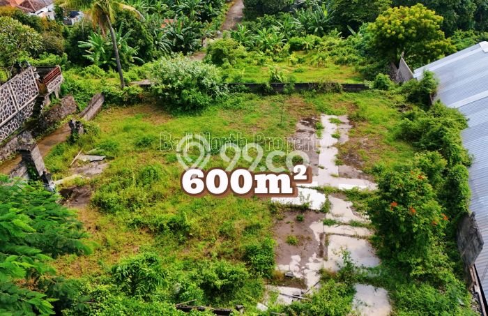 Lahan Kosong Dijual di Buleleng, Buleleng, Luas 600m2 Area Strategis Lahan Kosong Dijual di Buleleng, Buleleng, Luas 600m2 Area Strategis