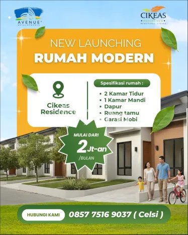 Rumah Idaman 2 KT Hemat Budget di Cibubur Bogor Rumah Idaman 2 KT Hemat Budget di Cibubur Bogor
