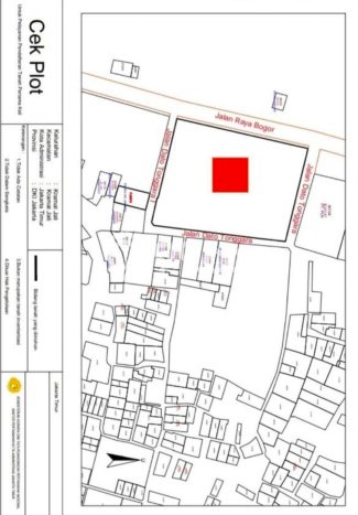 Tanah Kosong Dijual di Jakarta Timur dengan Area 7383m2 Tanah Kosong Dijual di Jakarta Timur dengan Area 7383m2
