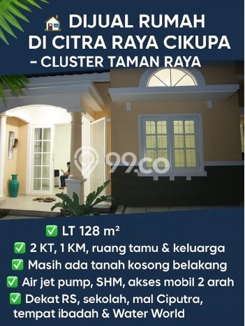 Rumah Modern 2 KT di Cikupa Citra Raya Tangerang Unfurnished Rumah Modern 2 KT di Cikupa Citra Raya Tangerang Unfurnished
