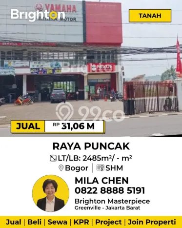 Paling Diincar! Komersial Dijual di Puncak Harga Kompetitif Paling Diincar! Komersial Dijual di Puncak Harga Kompetitif